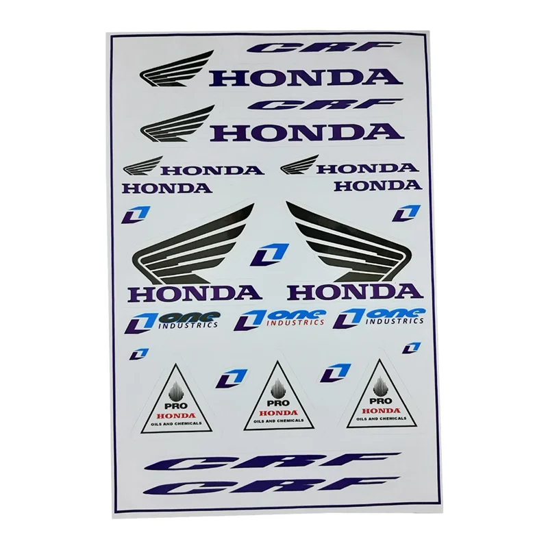 برچسب بدنه موتورسیکلت مدل هوندا white