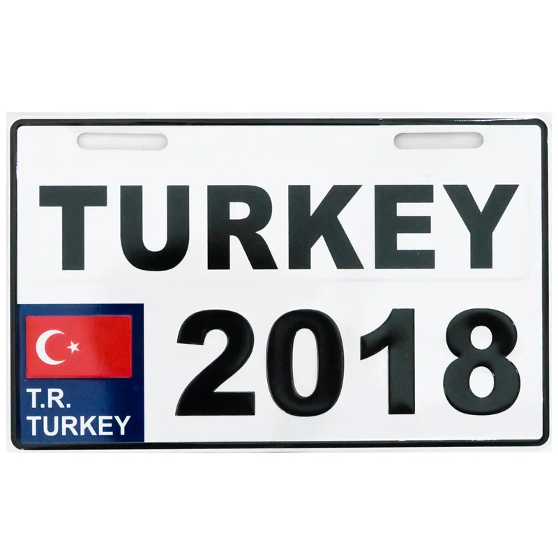 پلاک موتور سیکلت طرح ترکیه