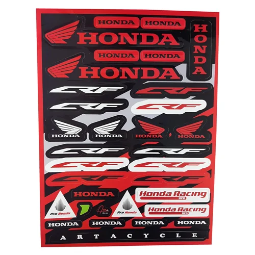 برچسب بدنه موتورسیکلت مدل هوندا