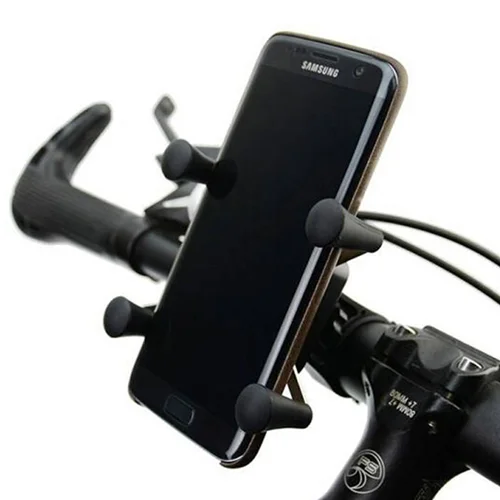 پایه نگهدارنده گوشی موبایل برای موتور سیکلت شارژر دار مدل MI