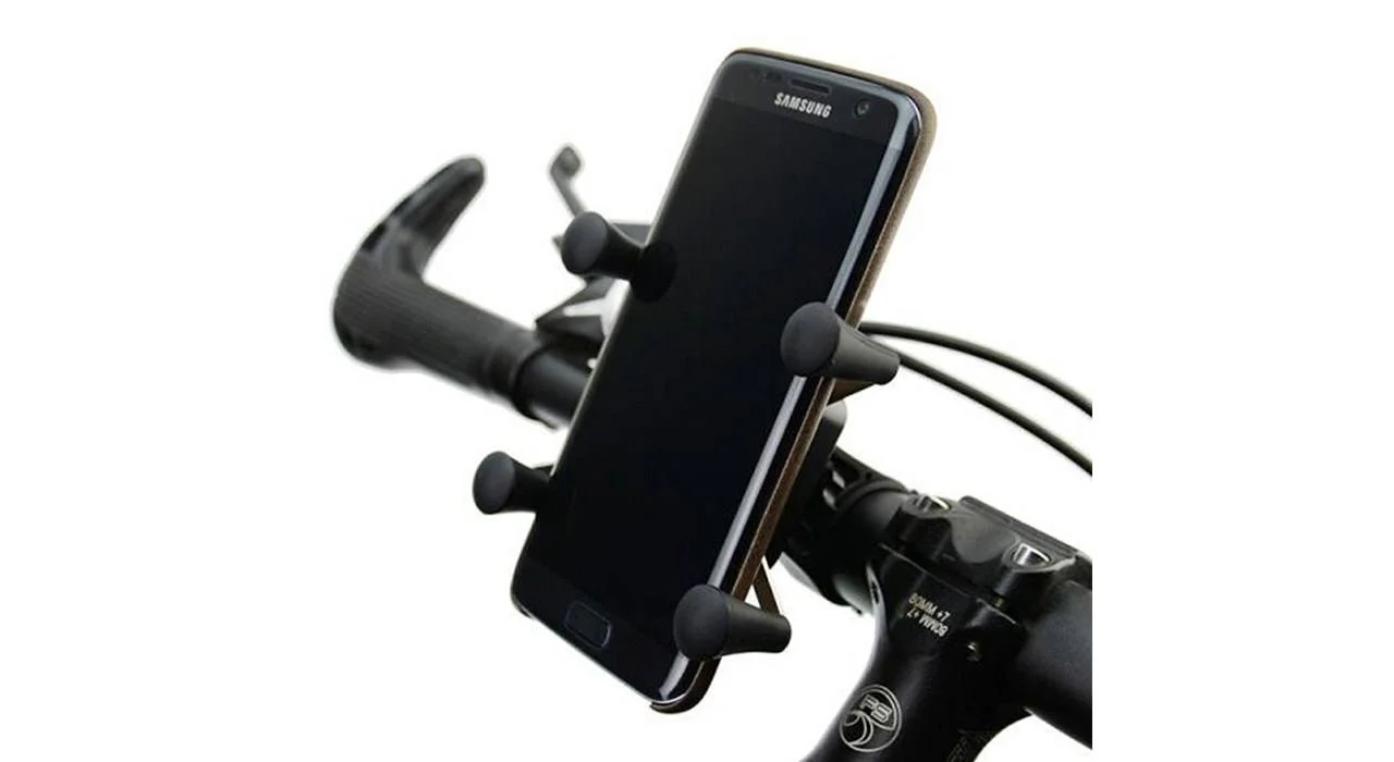 پایه نگهدارنده گوشی موبایل برای موتور سیکلت شارژر دار مدل MI