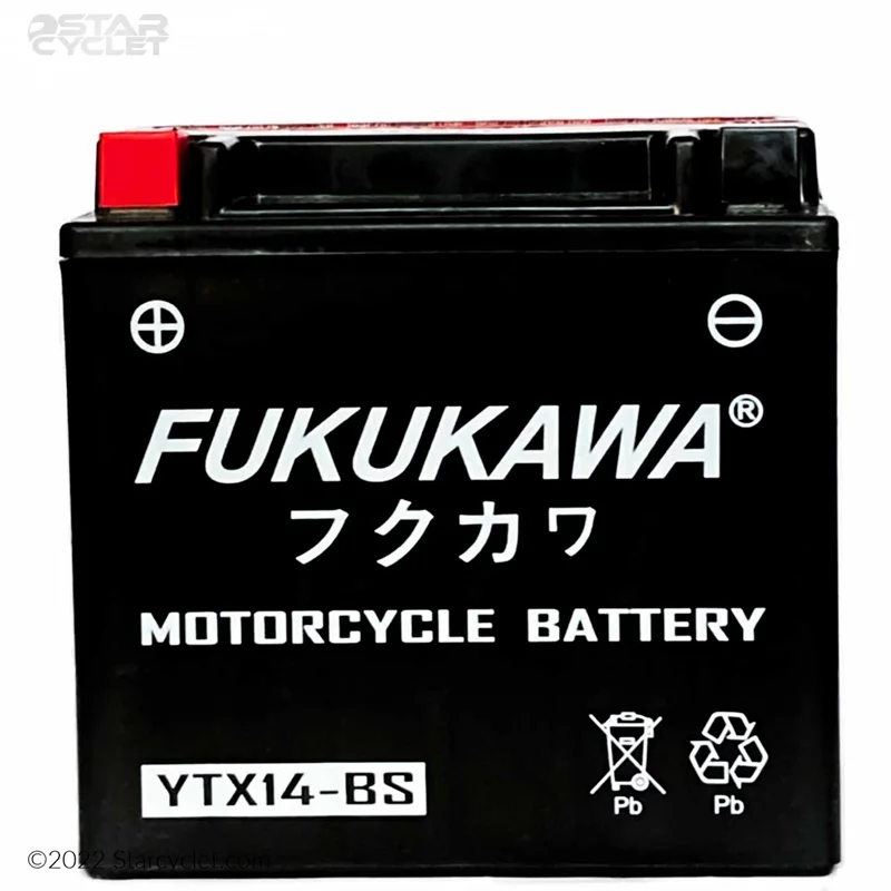 باتری فوکوکاوا 12V14A مناسب موتورهای سنگین و چهار چرخ ساحلی