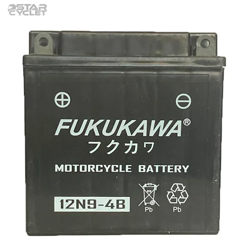 باتری موتور سیکلت فوکوکاوا مدل 12V 9A بلند مناسب پولسار و آپاچی