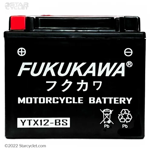 باتری مناسب موتور 250 سی سی مدل فوکوکاوا 12A