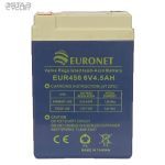 باتری یورونت مدل 6V 4.5A مناسب موتور و اسباب بازی‌های شارژی