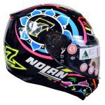 کلاه کاسکت نولان مدل N60-5 chai7 bl/flo