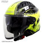 کلاه کاسکت بدون فک LS2 مدل COPTER-YELLOW