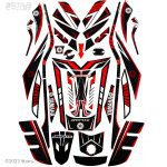 پد کامل ضد خش و ضد ضربه یاماها آروکس مدل blk-rd