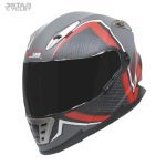 کلاه کاسکت ردلاین مدل 923 BLK-RD طلق جیوه ای