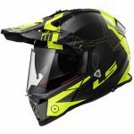 کلاه کاسکت ال اس تو مدل Pioneer Trigger Black/Yellow