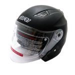 کلاه کاسکت دی ای وان مشکی مات مدل 102