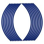 نوار دور طوقه موتور سیکلت مدل سورمه ای بسته 16 عددی مناسب برای هوندا