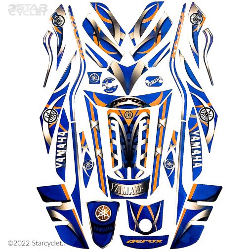 پد کامل ضد خش و ضد ضربه یاماها آروکس مدل blu-org