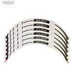 نوار دور طوقه موتور سیکلت مدل BLK-WH مناسب برای کلیک