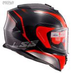 کلاه کاسکت فک ثابت ال اس 2 استورم مدل red