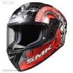 کلاه کاسکت فک ثابت SMK مدل STELLAR SAMURAI (MA263)