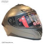 کلاه کاسکت فک ثابت SMK تایفون مدل ANTHRACITE (GL600)