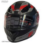 کلاه کاسکت فک متحرک ردلاین مدل NSN22 BLK-RED
