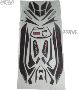 پد کامل ضد خش و ضد ضربه موتور سیکلت کلیک BLKRD02