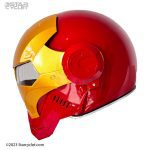 کلاه کاسکت آیرون من مدل RED-YELLOW