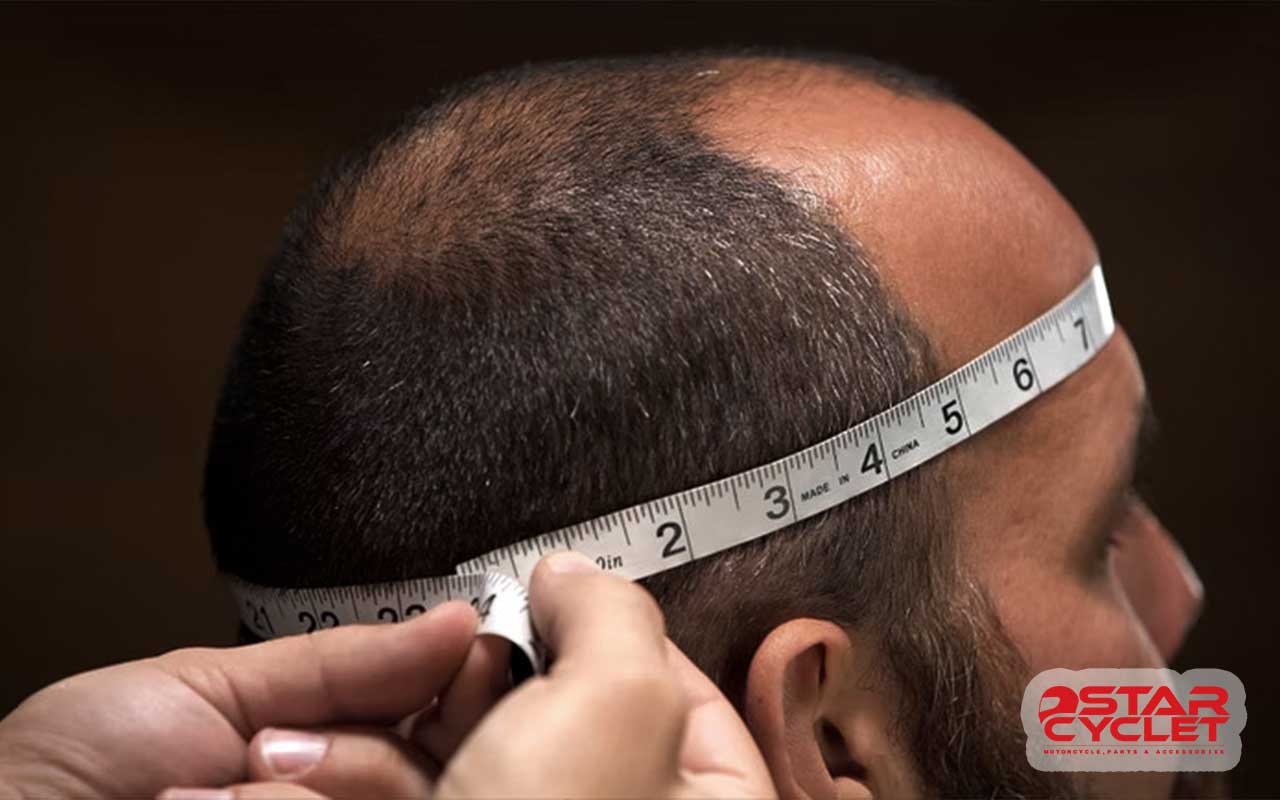 اندازه گیری سر برای کلاه کاسکت