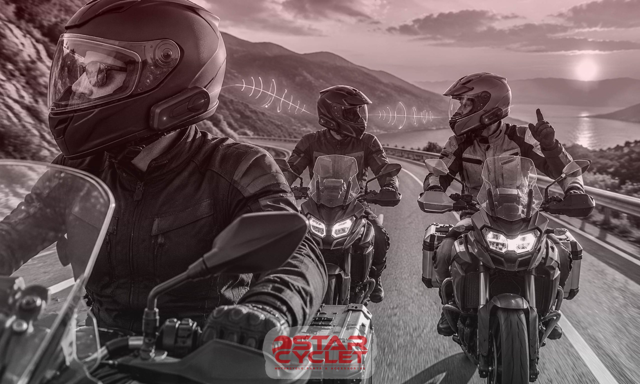 آشنایی با انواع اتصال هدستهای بلوتوث کلاه کاسکت؛ اینترکام، واکیتاکی و دوربیندار