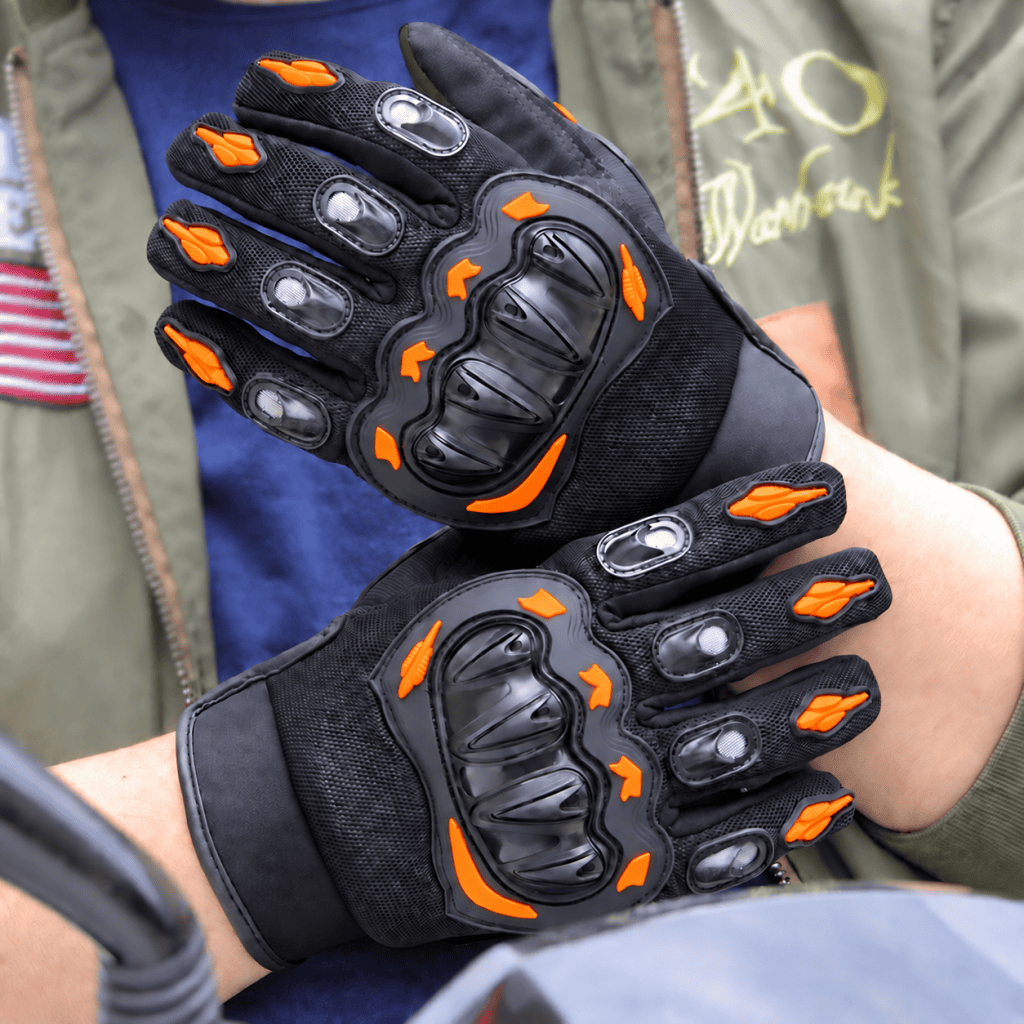 نمونه دستکش چهارفصل مدل BLACK ORANGE