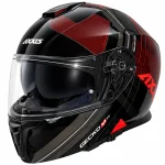 کلاه کاسکت فک متحرک AXXIS مدل GECKO GLOSS-RED