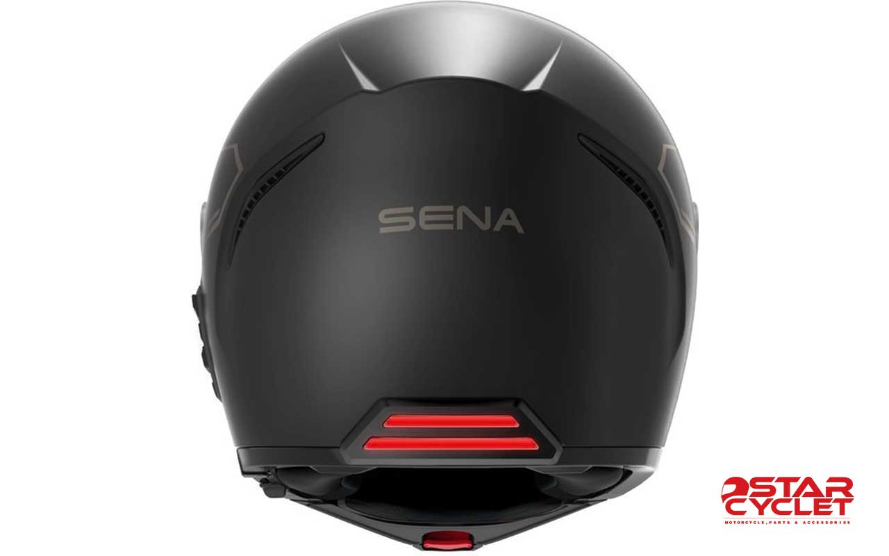 کلاه کاسکت هوشمند سنا ال ای دی دار