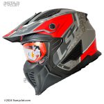 کلاه کاسکت فک جدا LS2 مدل DRIFTER-ORANGE