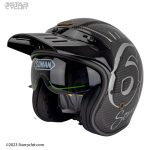 خرید کلاه کاسکت وسپایی SOMAN مدل CR66 GREY