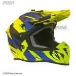 کلاه کراسی راپیدو مدل 632 YELLO-BLU