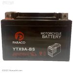 باطری 9 آمپر کوتاه پاراکو مناسب بنلی جفت، NS و RS