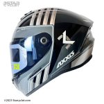 کلاه کاسکت فک ثابت AXXIS مدل SONAR GRAY