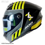 کلاه کاسکت فک ثابت AXXIS مدل SONAR-GREEN