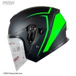 کلاه کاسکت بدون فک DA1 مدل 405 BLK-GREEN