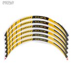 نوار دور طوقه موتور سیکلت مدل BLK-GOLD مناسب برای کلیک