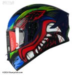 کلاه کاسکت فک ثابت SMK استلار مدل ANIMAL (MA538)