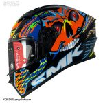 کلاه کاسکت فک ثابت SMK استلار مدل SKULL (GL275)