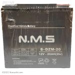 باطری 20 آمپر NMS مناسب موتور های برقی 1500 و 2000 وات