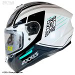 کلاه کاسکت فک ثابت AXXIS مدل SONAR-WHT