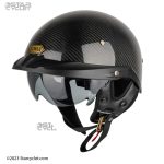 کلاه کاسکت نیمه سومان مدل CRN_SHINE