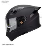 خرید کلاه کاسکت فک ثابت SOMAN مدل TAIKO MATTE-BLACK