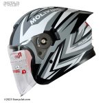 کلاه کاسکت ردلاین مدل 966 GREY-LINE