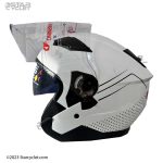 کلاه کاسکت RED LINE مدل 956-4 BRIGHT-WHITE