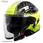 کلاه کاسکت بدون فک LS2 مدل COPTER-YELLOW