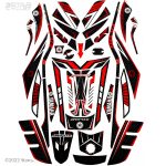 پد کامل ضد خش و ضد ضربه یاماها آروکس مدل blk-rd