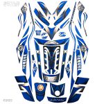 پد کامل ضد خش و ضد ضربه یاماها آروکس مدل blu-wht