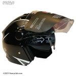 کلاه کاسکت EK مدل 202 BLK-WT