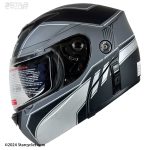 کلاه کاسکت فک متحرک DA1 مدل 102-SILVER